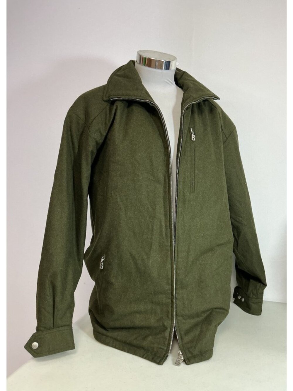 Bogner Wool Winter Jacket Insulated Coat Made USA Mens XL